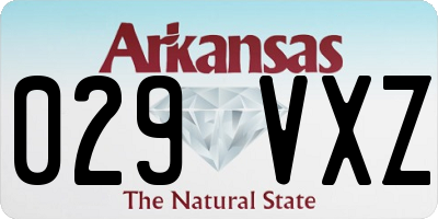 AR license plate 029VXZ
