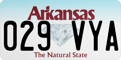 AR license plate 029VYA