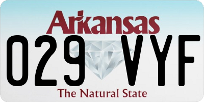 AR license plate 029VYF