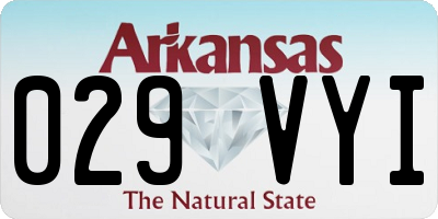 AR license plate 029VYI