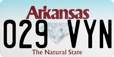 AR license plate 029VYN
