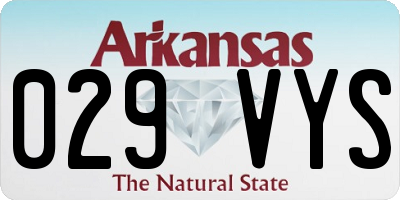 AR license plate 029VYS