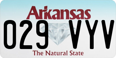 AR license plate 029VYV