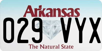 AR license plate 029VYX