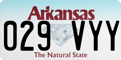 AR license plate 029VYY
