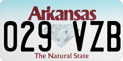 AR license plate 029VZB