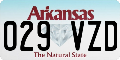 AR license plate 029VZD