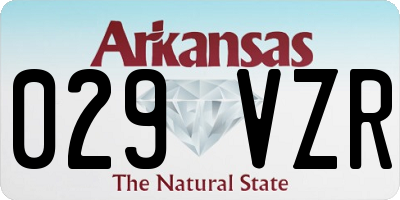 AR license plate 029VZR