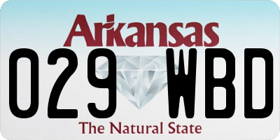 AR license plate 029WBD