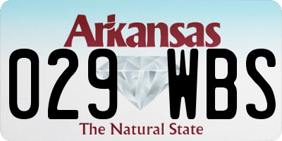 AR license plate 029WBS
