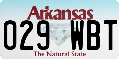 AR license plate 029WBT