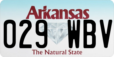 AR license plate 029WBV
