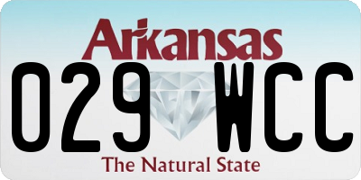 AR license plate 029WCC
