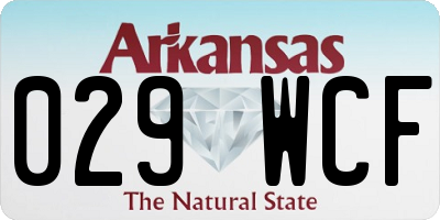 AR license plate 029WCF