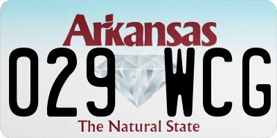 AR license plate 029WCG