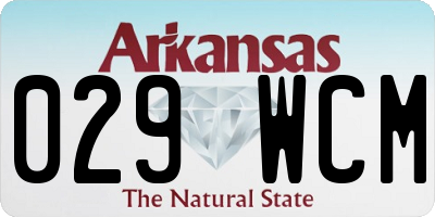 AR license plate 029WCM