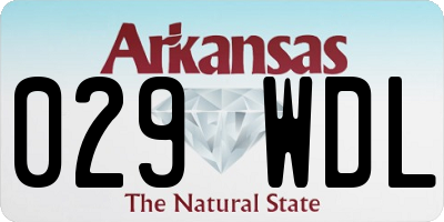 AR license plate 029WDL