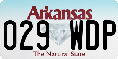 AR license plate 029WDP