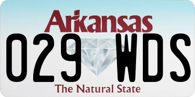 AR license plate 029WDS