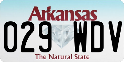 AR license plate 029WDV