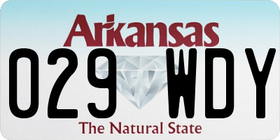 AR license plate 029WDY