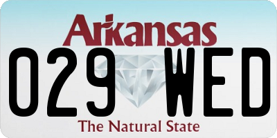 AR license plate 029WED