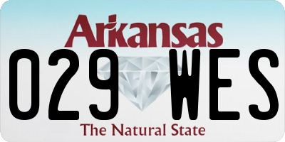 AR license plate 029WES