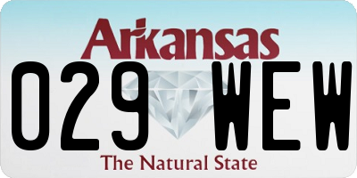 AR license plate 029WEW