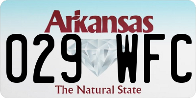 AR license plate 029WFC