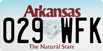 AR license plate 029WFK