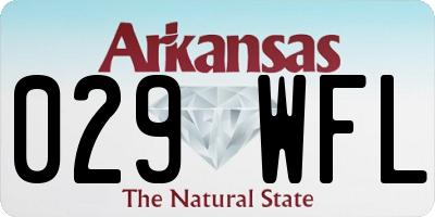 AR license plate 029WFL