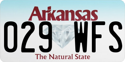 AR license plate 029WFS