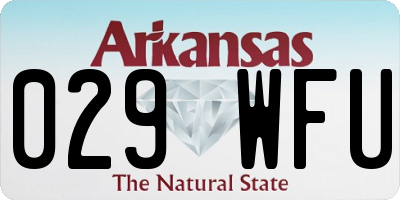 AR license plate 029WFU