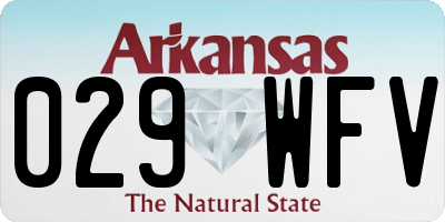 AR license plate 029WFV