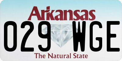 AR license plate 029WGE