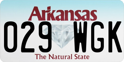 AR license plate 029WGK