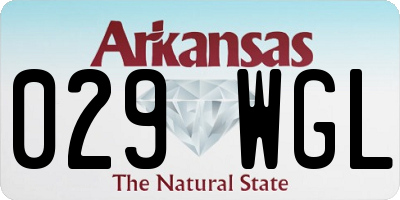AR license plate 029WGL