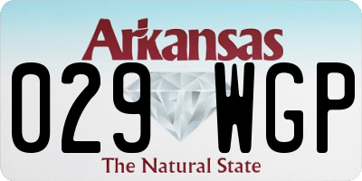 AR license plate 029WGP