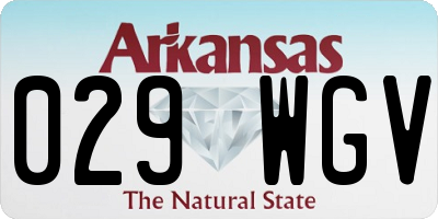 AR license plate 029WGV