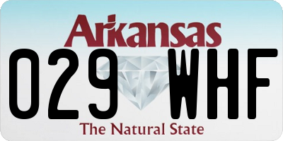 AR license plate 029WHF