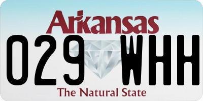 AR license plate 029WHH