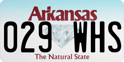 AR license plate 029WHS