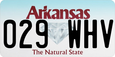 AR license plate 029WHV