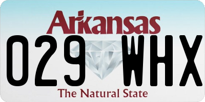 AR license plate 029WHX