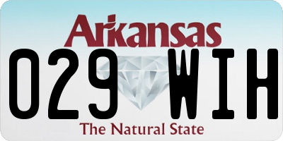 AR license plate 029WIH