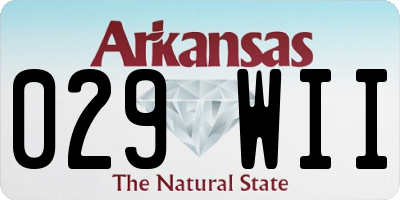 AR license plate 029WII