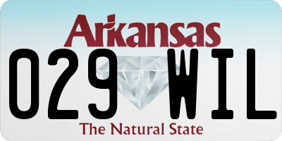 AR license plate 029WIL