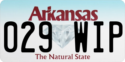 AR license plate 029WIP