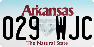 AR license plate 029WJC