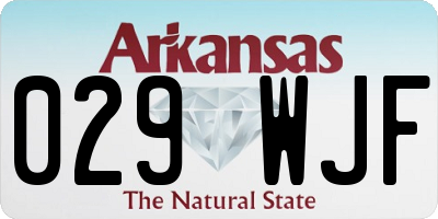 AR license plate 029WJF